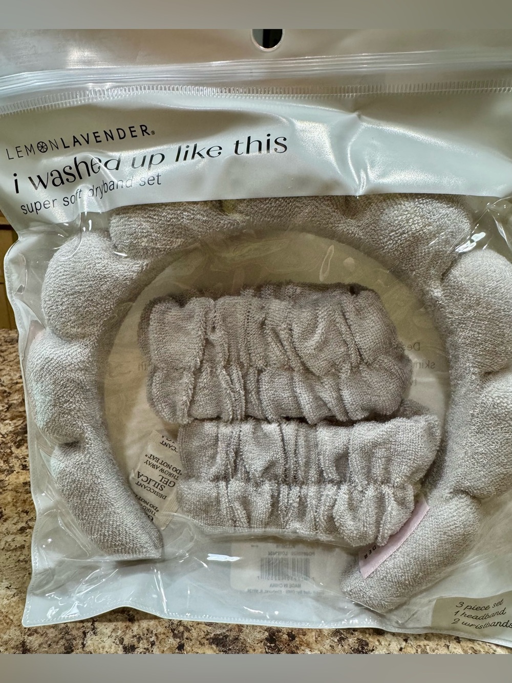 Soft Dryband Set Hair Band and Wrist Cuff NEW